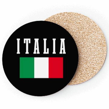 Discover Italia Italian Flag Italy Pride Coasters