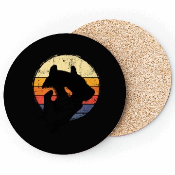 Discover Animal Shadows bear Coasters