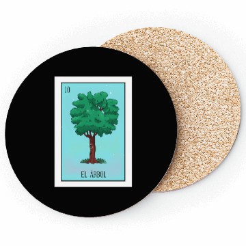 Discover El Arbol Lottery Card The Tree Card Mecan Coasters