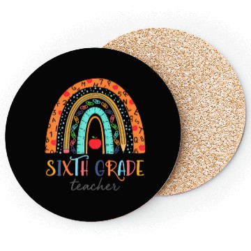 Discover Sixth Grade Rainbow Teacher Student Back To Coasters
