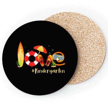 Discover Love Kindergarten Summer Christmas In July Flip Coasters