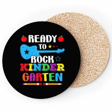 Discover Ready To Rock Kindergarten Back To School Coasters
