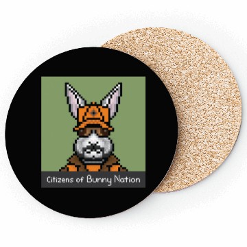 Discover Citizens of Bunny Nation NFT #59 Artwork Coasters