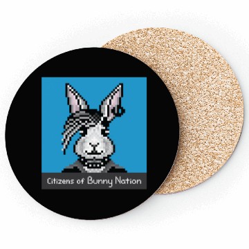 Discover Citizens of Bunny Nation NFT #55 Artwork Coasters