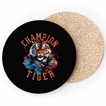 Discover Champion tiger Coasters