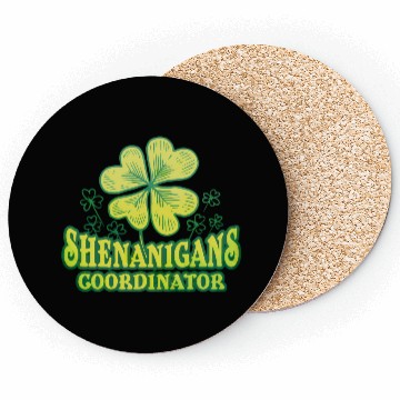 Discover Shenanigans Coordinator St Patrick'S Day Shamrock Coasters