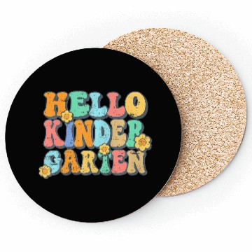 Discover Hello Kindergarten Teacher Team Back To School Coasters