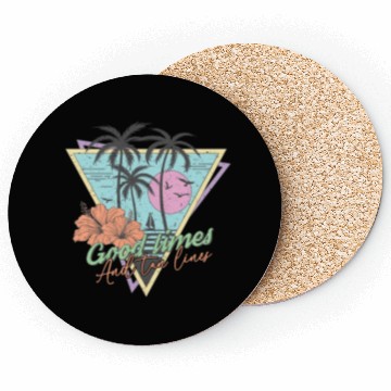 Discover good time and tan lines Coasters