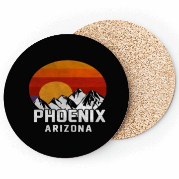 Discover Phoenix Arizonna Mountain Sunset Coasters