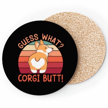 Discover Kawaii Guess W Corgi Butt Coasters