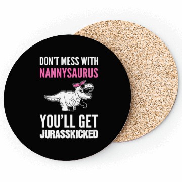 Discover Nannysaurus Child-Care Worker Coasters
