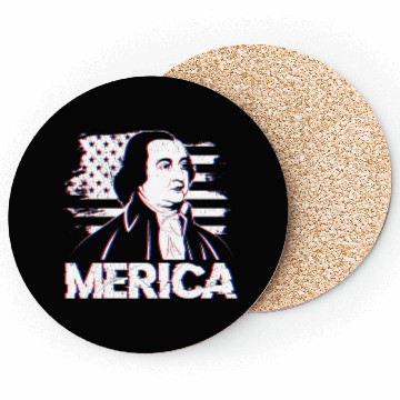 Discover Merica USA Presidents America Fan USA Party Coasters