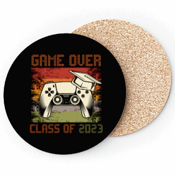 Discover Game Over Class Of 2023 Senior 2023 School Coasters