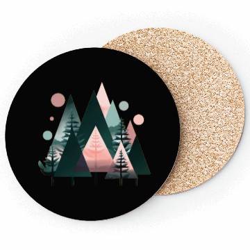 Discover Abstract Forest Coasters