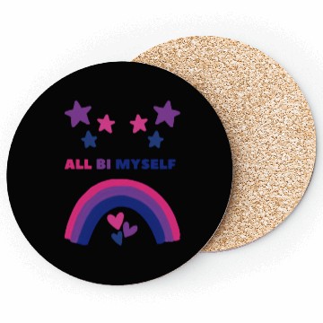 Discover All Bi Myself Bisexual Pride LGBTQ Coasters