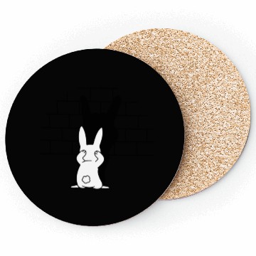 Discover Rabbit Hand Shadow Rock And Roll Bunny Coasters