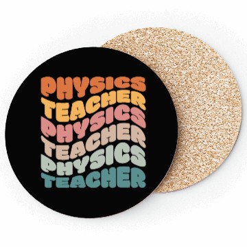 Discover Physics Teacher Vintage Retro Coasters