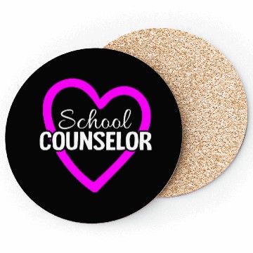 Discover Proud School Counselor Cool Teacher Coasters