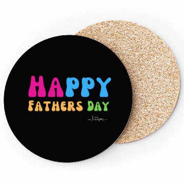 Discover Happy Fathers Day i love you dad Heart Daddy funny Coasters