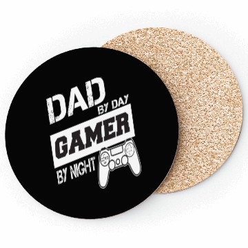 Discover DAD BY DAY GAMER BY NIGHt Coasters
