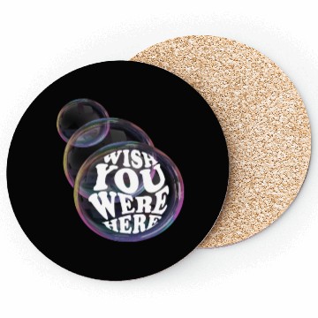 Discover word bubble Coasters