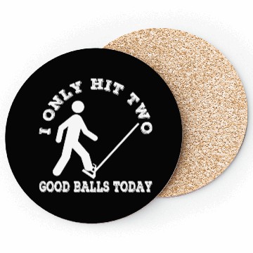 Discover Funny Dad Joke Golf Golfing Pun Coasters