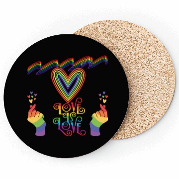 Discover LOVE IS LOVE Coasters