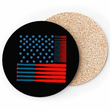 Discover Baseball Stars & Stripes: A Patriotic Swing Coasters