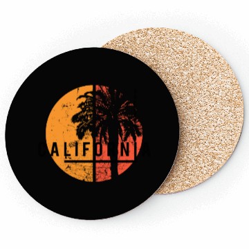 Discover Hollywood California Cool Native Palm Tree Coasters