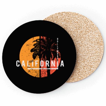 Discover Hollywood California Cool Palm Tree Native Coasters