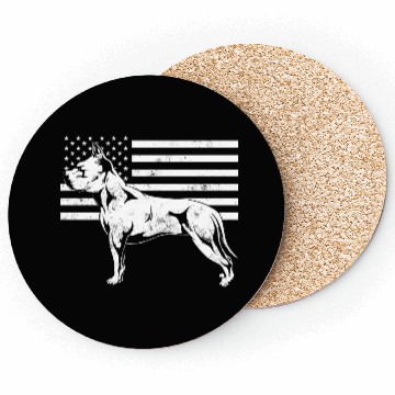 Discover Usa American Pitbull Coasters