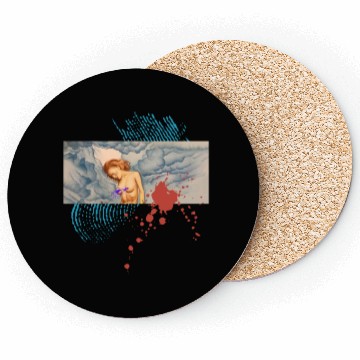 Discover storm clouds girl Coasters