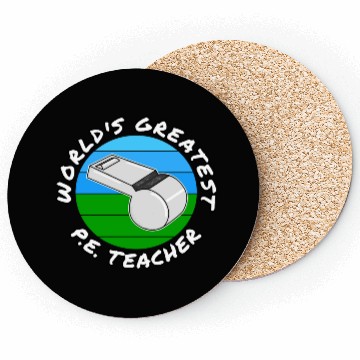 Discover World s Greatest P E Teacher Physical Education Coasters