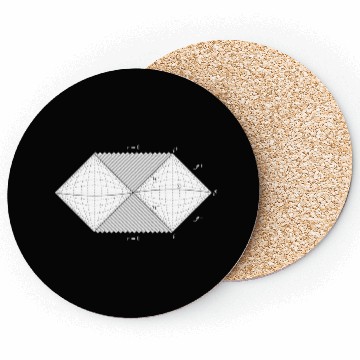 Discover penrose diagram, general relativity and physics Coasters