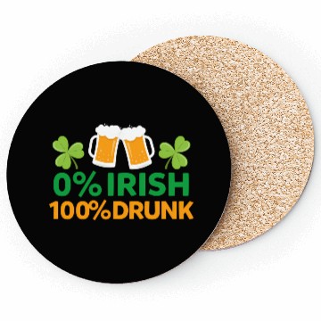 Discover 0 Irish 100 Drunk Saint Patrick'S Day Beer Coasters