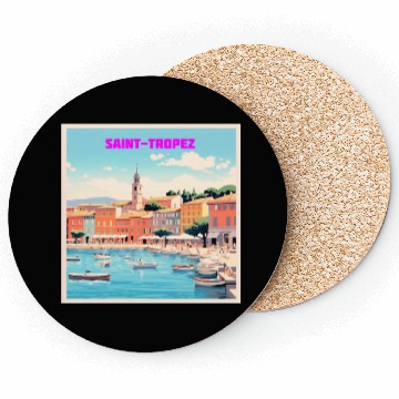 Discover "Pastel Paradise" Saint-Tropez Coasters