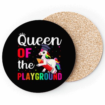 Discover Queen Of The Playground Back To School Coasters