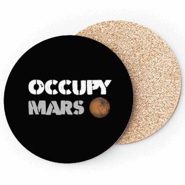 Discover Occupy Mars Replica Science Space Nerd Genius Coasters