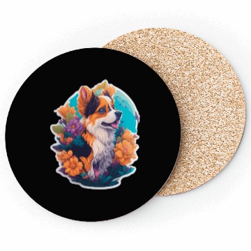Discover dog lover - Happiness is a warm puppy Coasters