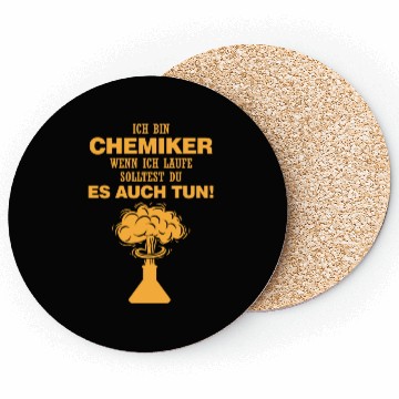 Discover I Am Chemist Chemistry Science Coasters
