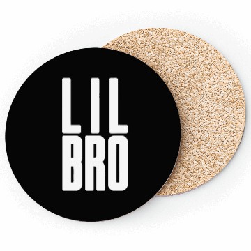 Discover Lil Bro - Siblings Men Kids Adult Fraternity Littl Coasters
