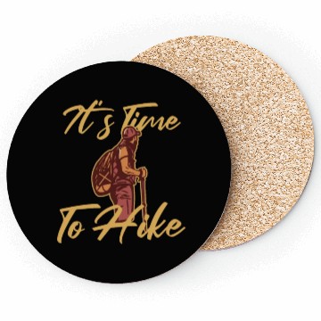 Discover It's Time to Hike Backpacking Outdoor Wander Coasters