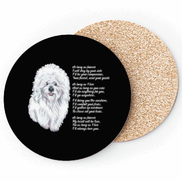 Discover Bichon Frise Coasters