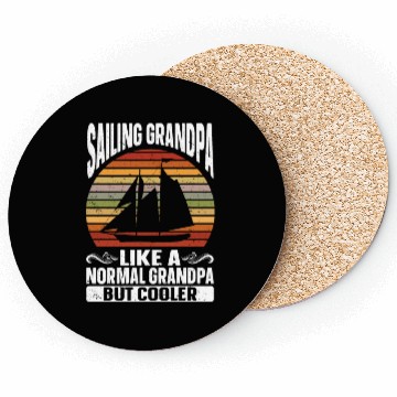 Discover Sailing Gift Sailboat Boating Captain Best Sailor Coasters