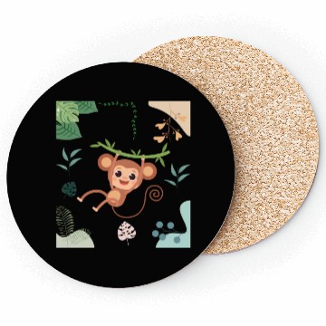 Discover Baby Monkey Coasters