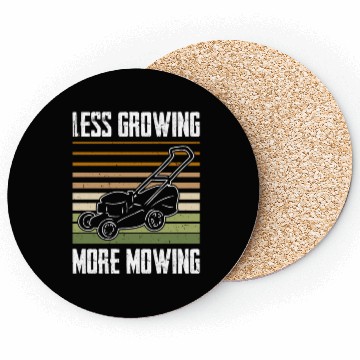 Discover Lawn Mowing Lawn Mower Gardener Gardening Coasters