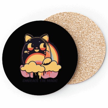 Discover Embrace The Magic Cat Coasters