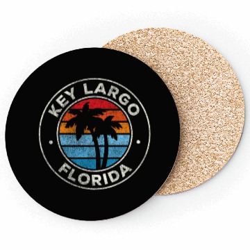 Discover Key Largo Florida Fl 70S Coasters
