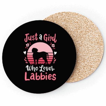 Discover Labrador Labbie Dog Lover Retro Coasters