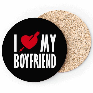 Discover I Love My Boyfriend Coasters